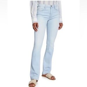 Frame Le Mini Boot Light Wash Stretch High Rise Ferry Jeans Size 30